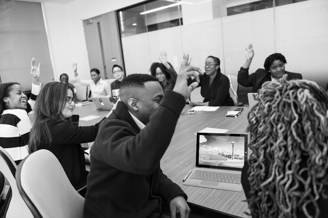 diverse team brainstorming