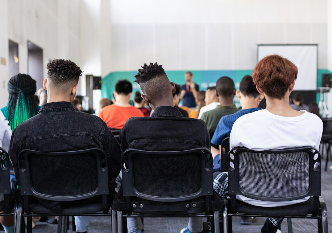 employees in classroom